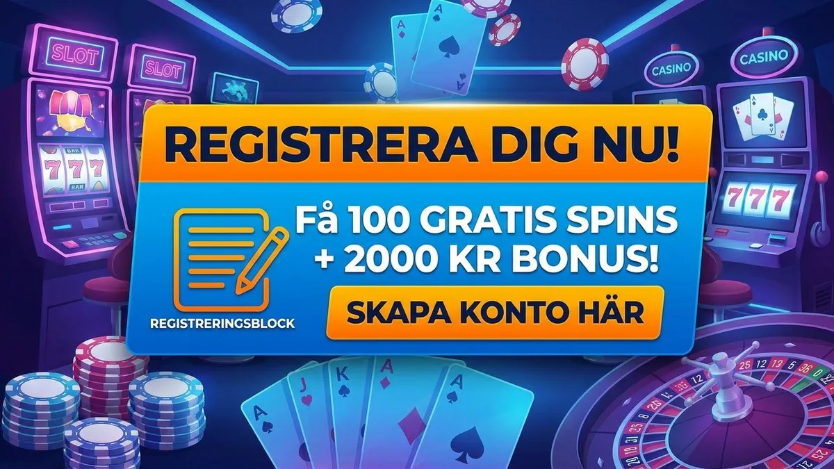 Registrera med bonus